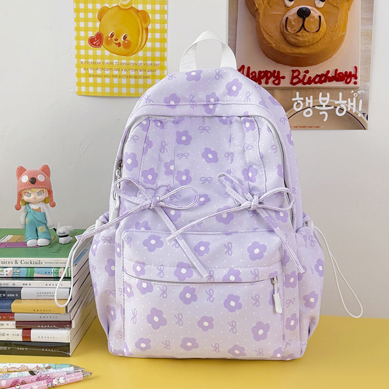 Floral Design Backpack Bowlift