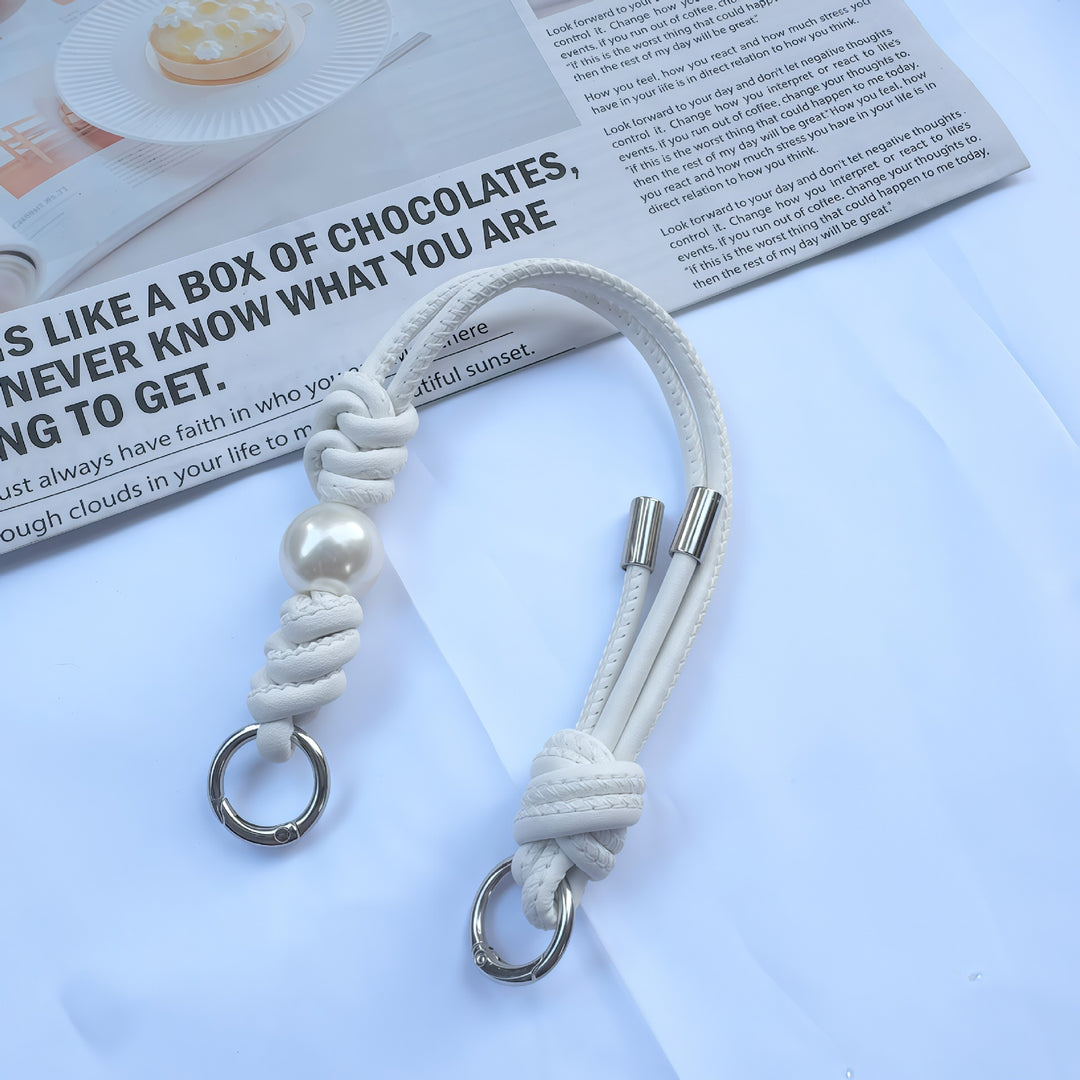 Elegant Braided Keyring Strap Bowlift