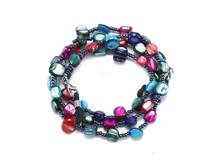 Colorful Beaded Eyewear Chain Bowlift