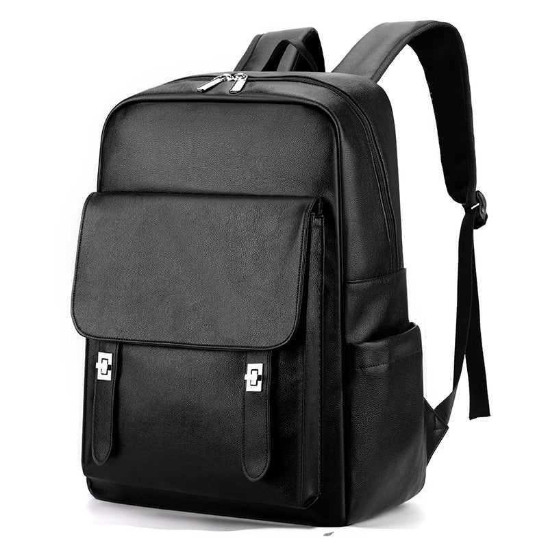 Elegant Leather Laptop Backpack Bowlift