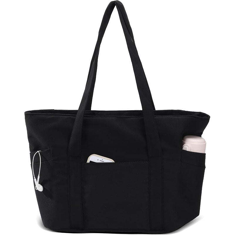 Practical everyday tote bag with multifunctional compartments Bowlift