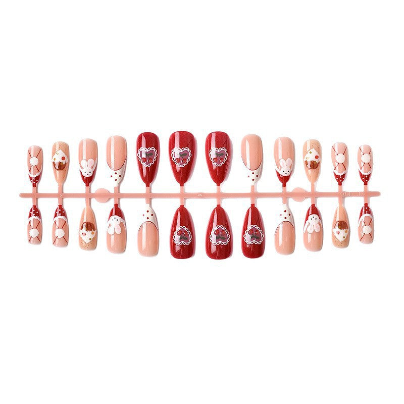 Whimsical Themed Press-On Nail Art Set