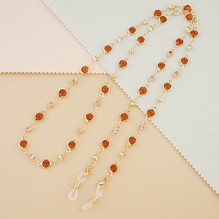 Decorative Gemstone Eyewear Chain Bowlift