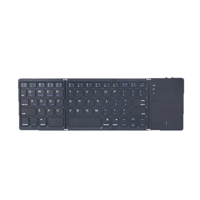 Ultra-Slim Foldable Bluetooth Keyboard with Touchpad Bowlift