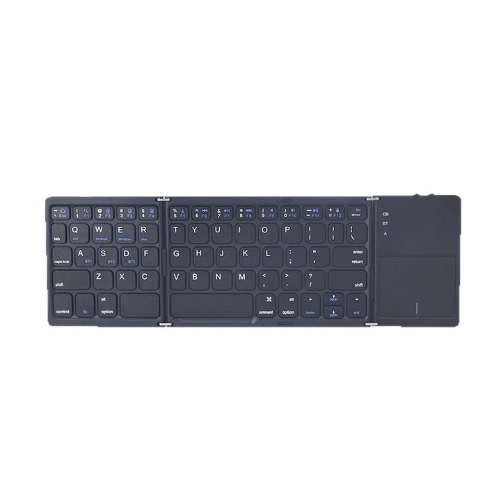 Ultra-Slim Foldable Bluetooth Keyboard with Touchpad Bowlift