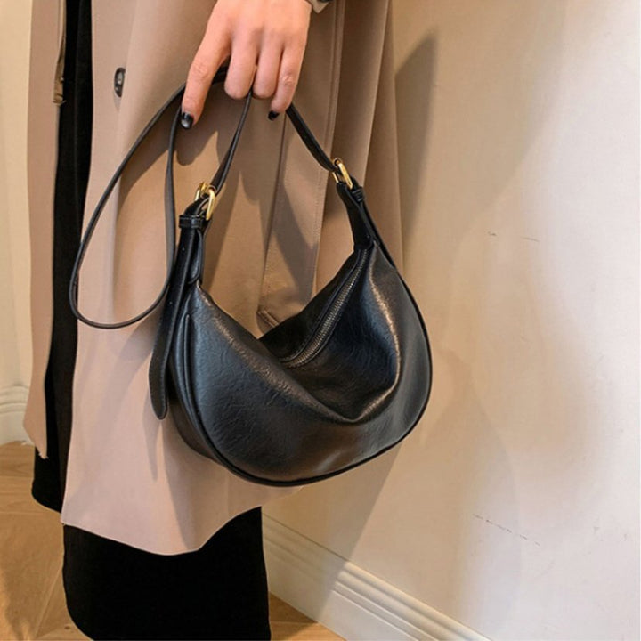 Sleek Crescent Shaped Crossbody Bag Bowlift