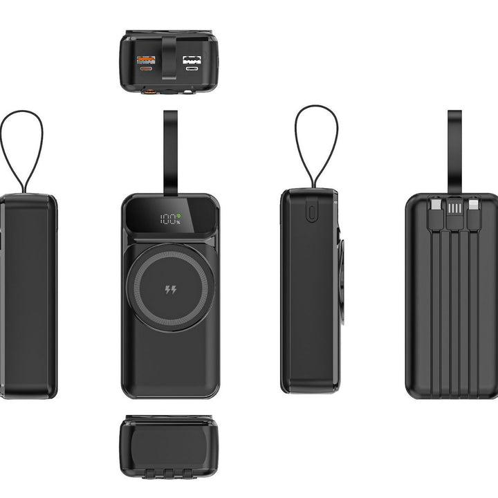 Portable Wireless Powerbank with Intelligent Charging Management and Digital Display Bowlift