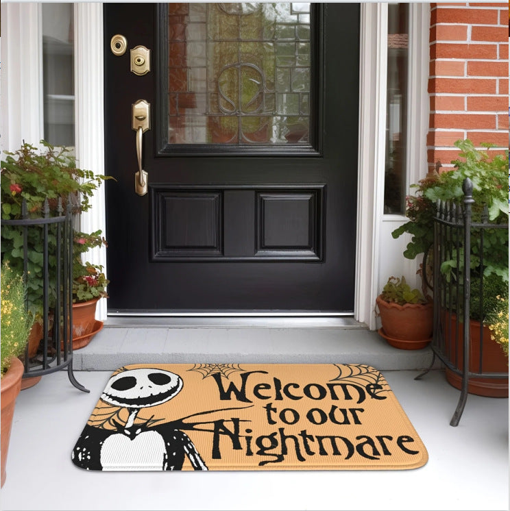 Whimsical Cartoon Entrance Mat Bowlift