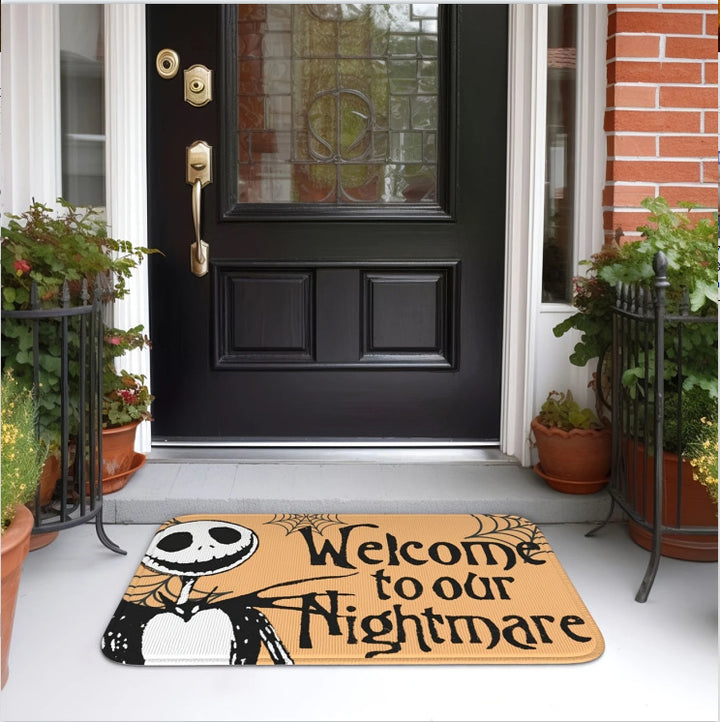 Whimsical Cartoon Entrance Mat Bowlift
