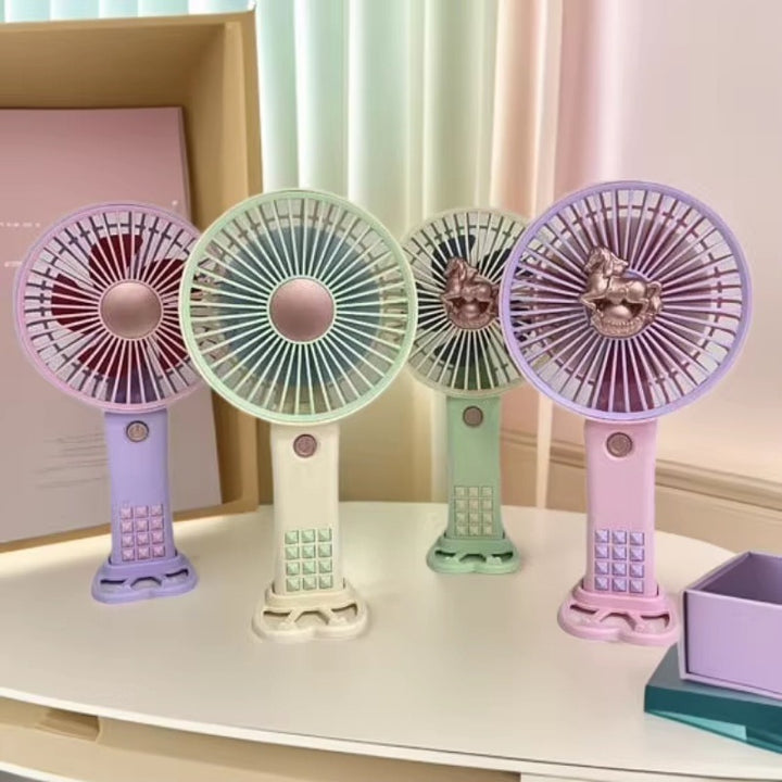 Unisex Portable USB Hand Fan with Ergonomic Design and Rechargeable Battery Bowlift