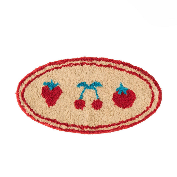 Playful Fruit-Themed Area Mat Bowlift
