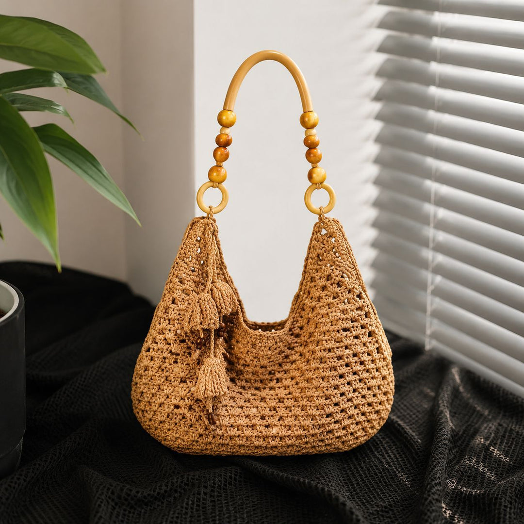 Handcrafted Macramé Bag with Unique Design Bowlift