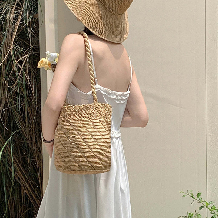 Hand-knotted basket bag Bowlift
