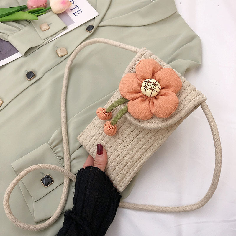 Flower pattern shoulder bag Bowlift