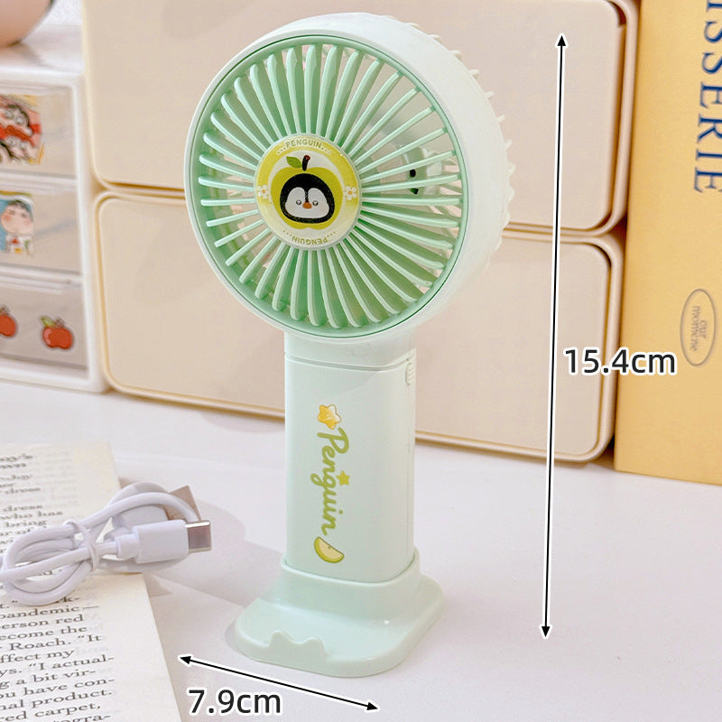 Portable USB Rechargeable Handheld Fan Bowlift