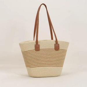 Oversized Beach Bag Made of Woven Material Bowlift