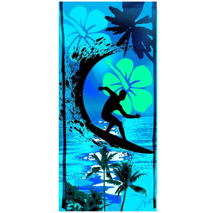 WoTropical Flamingo Beach Towel Bowlift