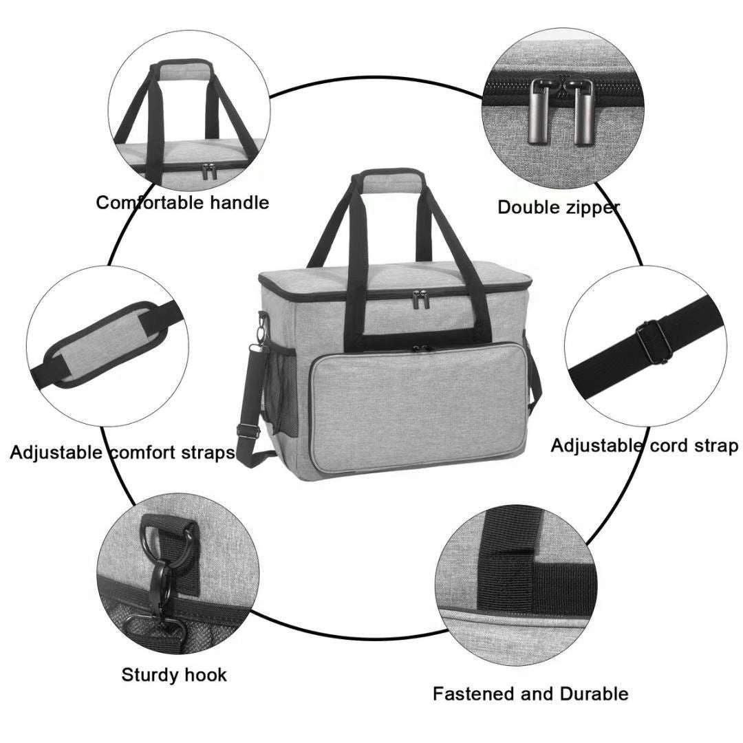 Insulated cooler bag with practical side pockets Bowlift