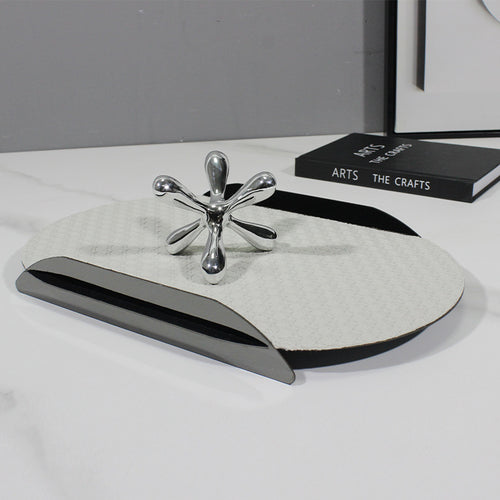 Elegant Leather Desk Organizer
