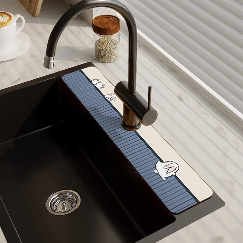 Bear-Themed Kitchen Sink Protector Mat