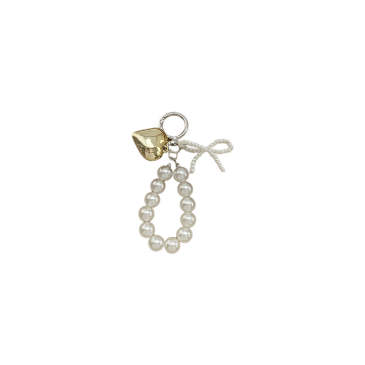 Elegant Pearl Charm Keychain Bowlift
