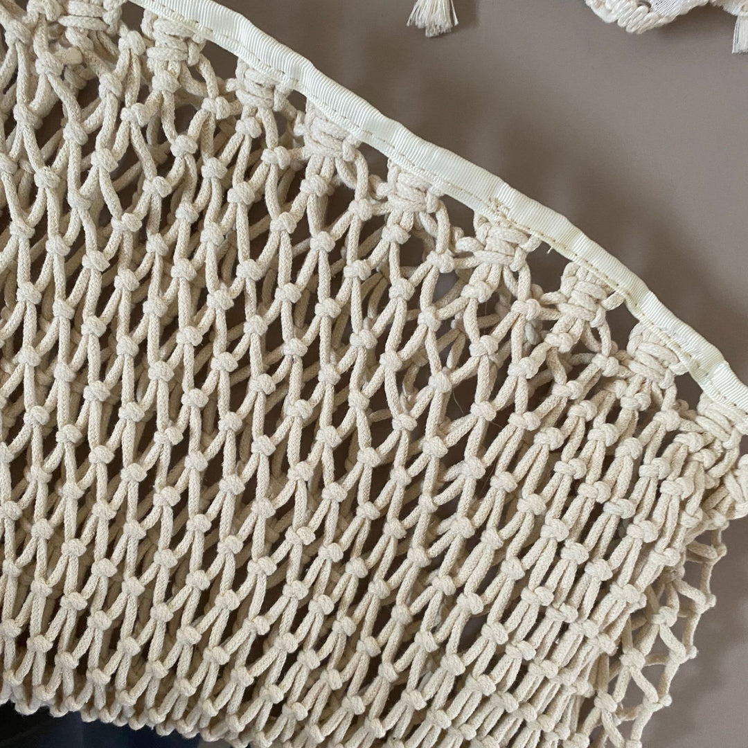 Net tote bag in boho style Bowlift