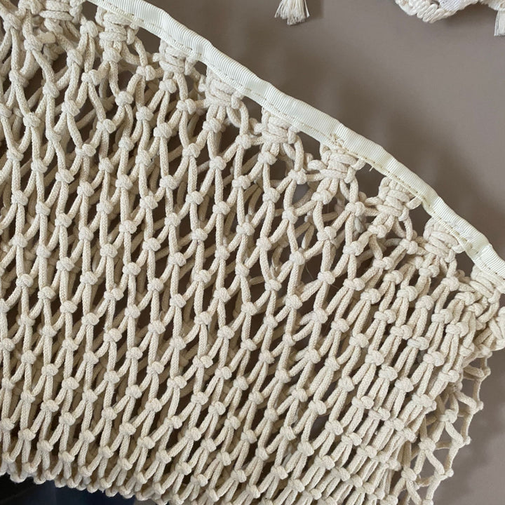 Net tote bag in boho style Bowlift