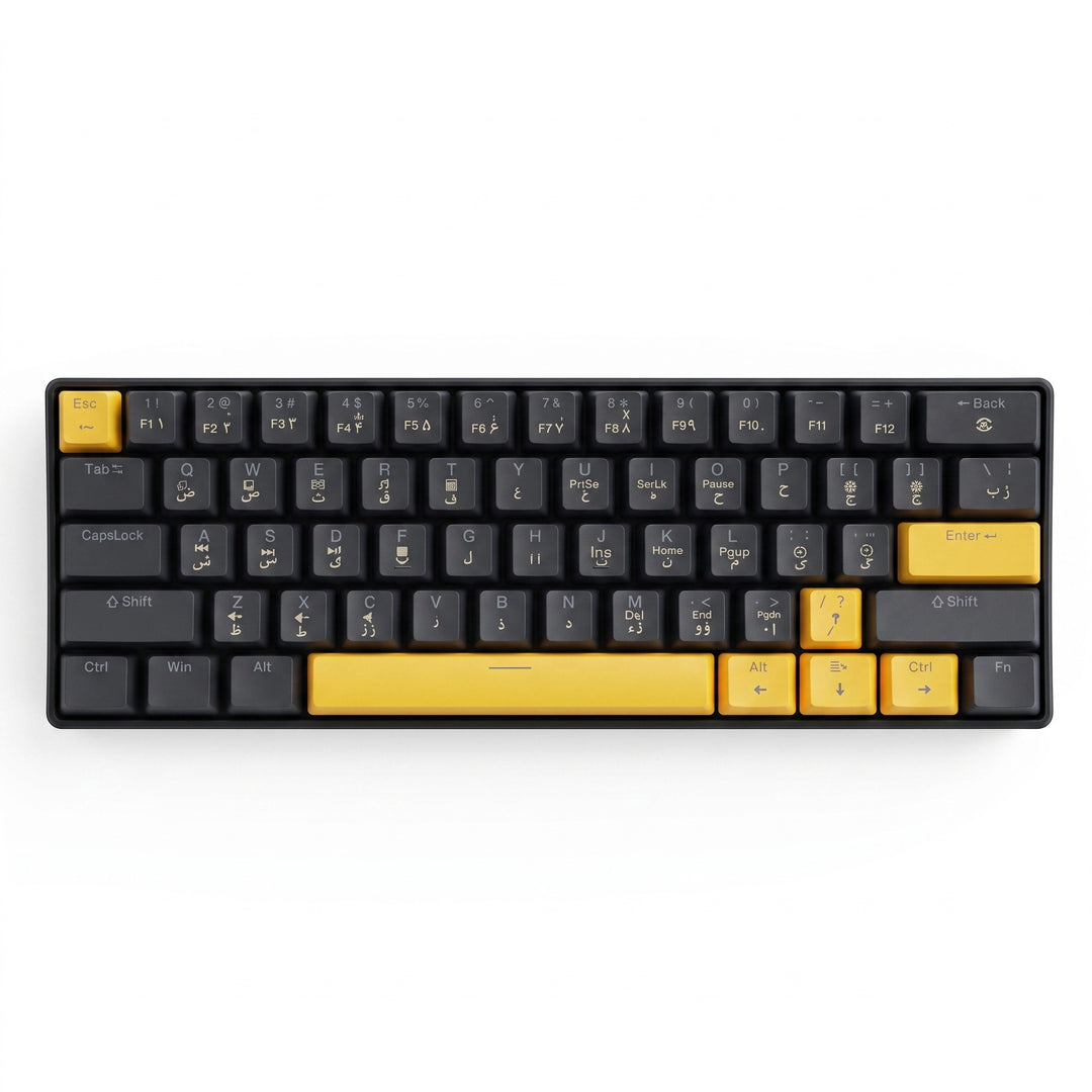 Compact Wired RGB Mechanical Gaming Keyboard Bowlift