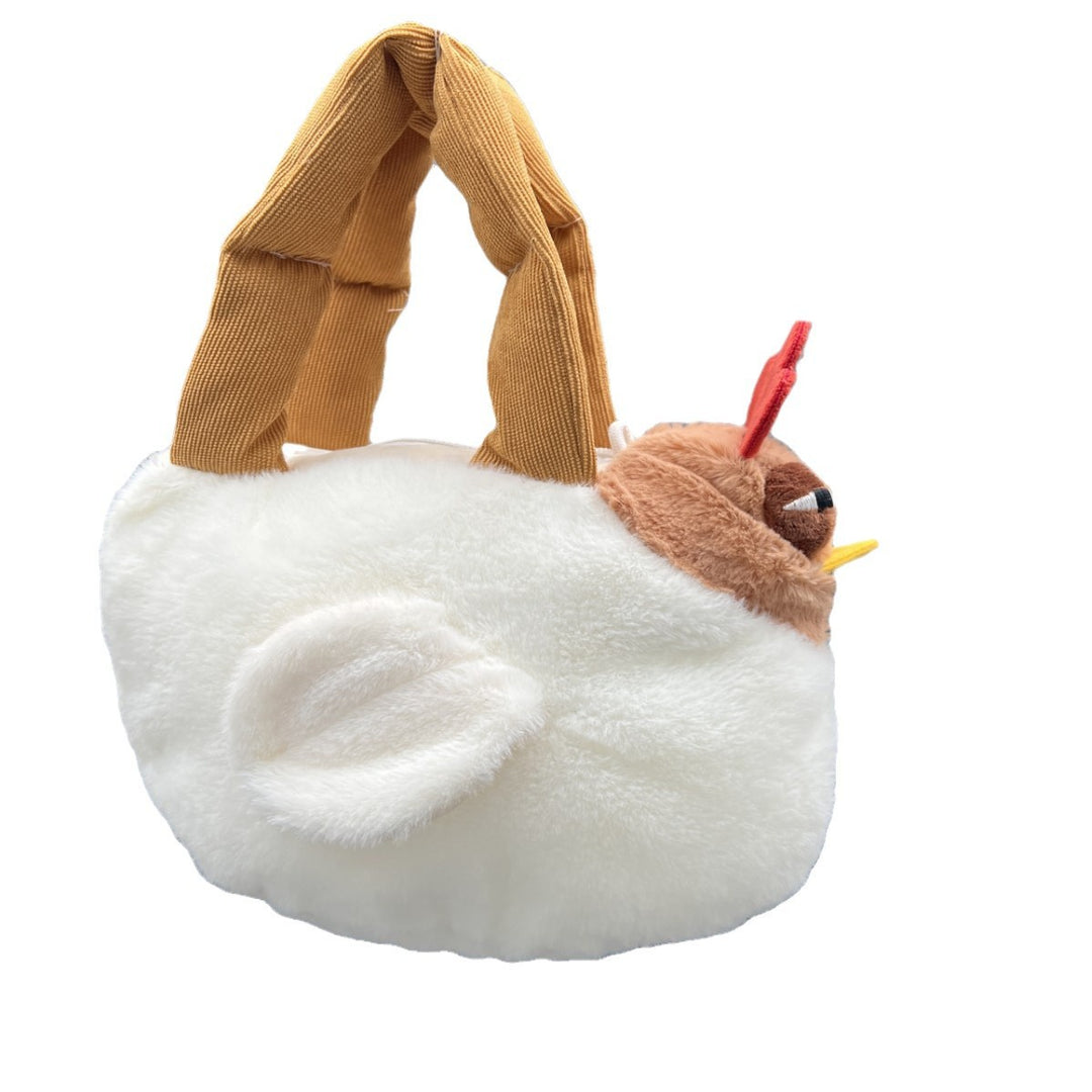 Cute Plush Handbag Bowlift