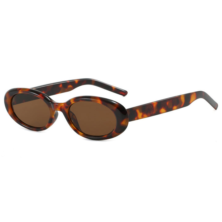 Women's oval sunglasses with transparent effect and UV protection Bowlift