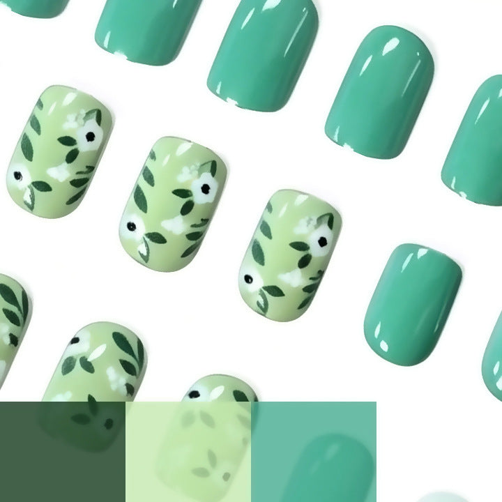 Floral Patterned Nail Decals Bowlift