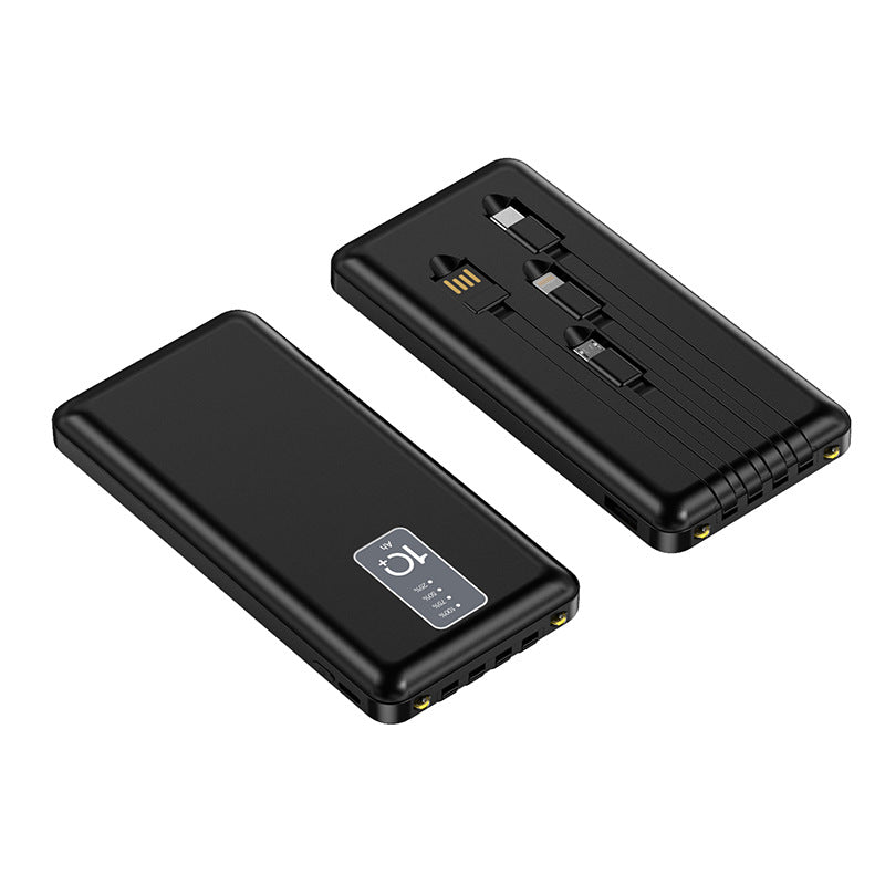 Multifunctional External Charger with Integrated Cable Management Bowlift