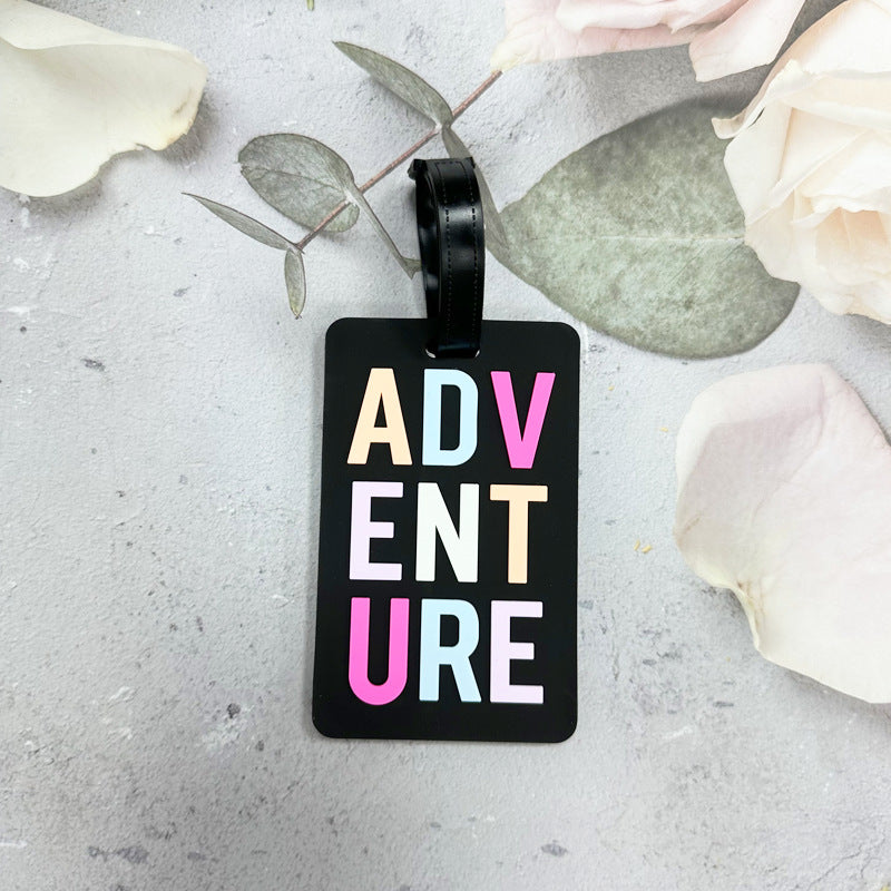 Adventure-Themed Luggage Tag Bowlift