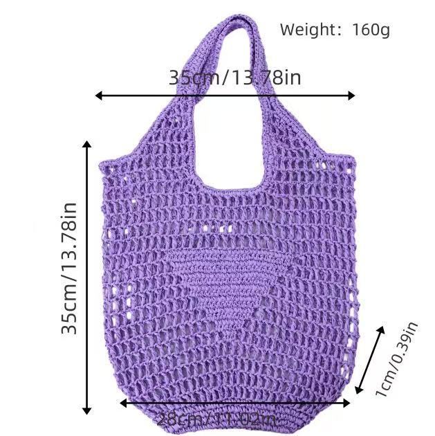 Hand-knotted net tote bag Bowlift