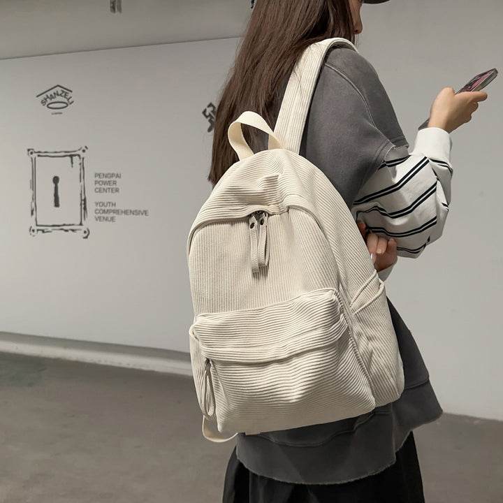 Backpack with Structured Design and Practical Front Pockets Bowlift