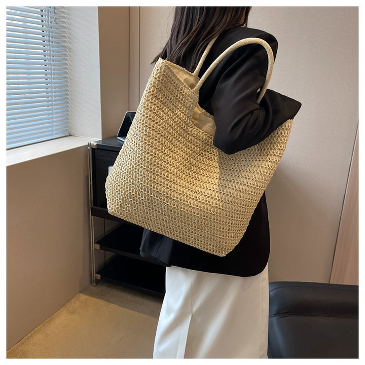 Handmade ven Straw Tote Bag Bowlift