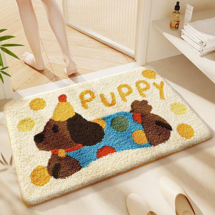 Cartoon Pony-Themed Bath Mat Bowlift