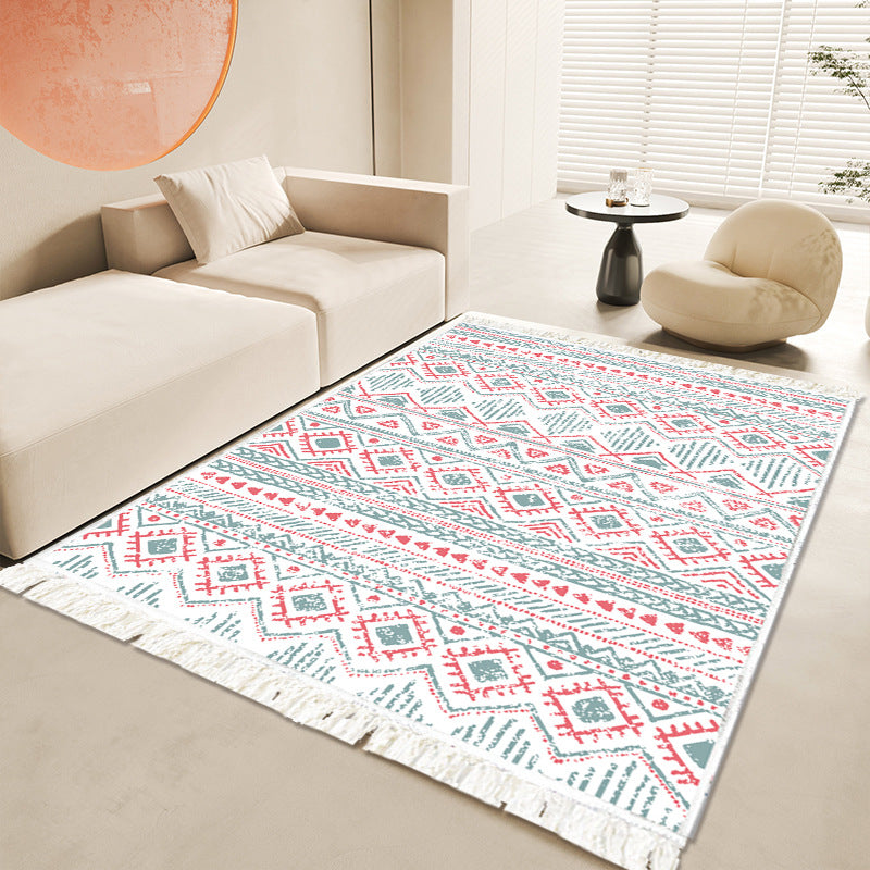 Decorative Geometric Pattern Area Rug Bowlift