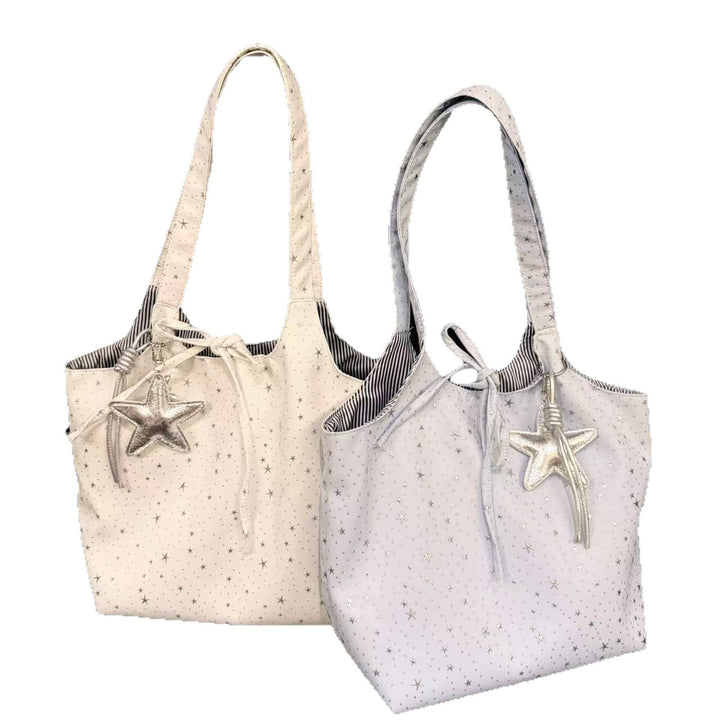 Tote bag with playful star pattern Bowlift