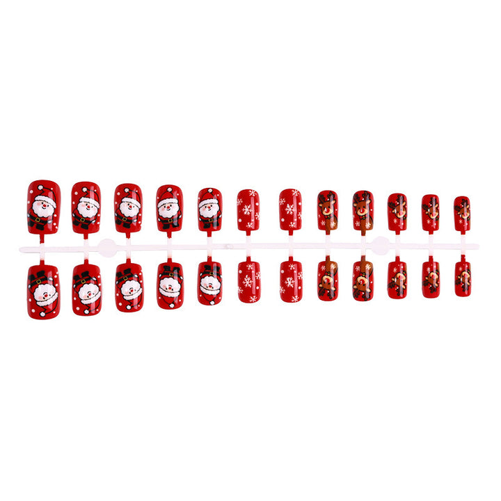 Creative Nail Art Set with Festive Christmas Design Bowlift