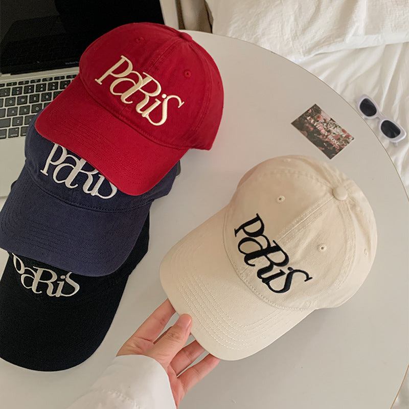 Women's Embroidered Fashion Cap Bowlift