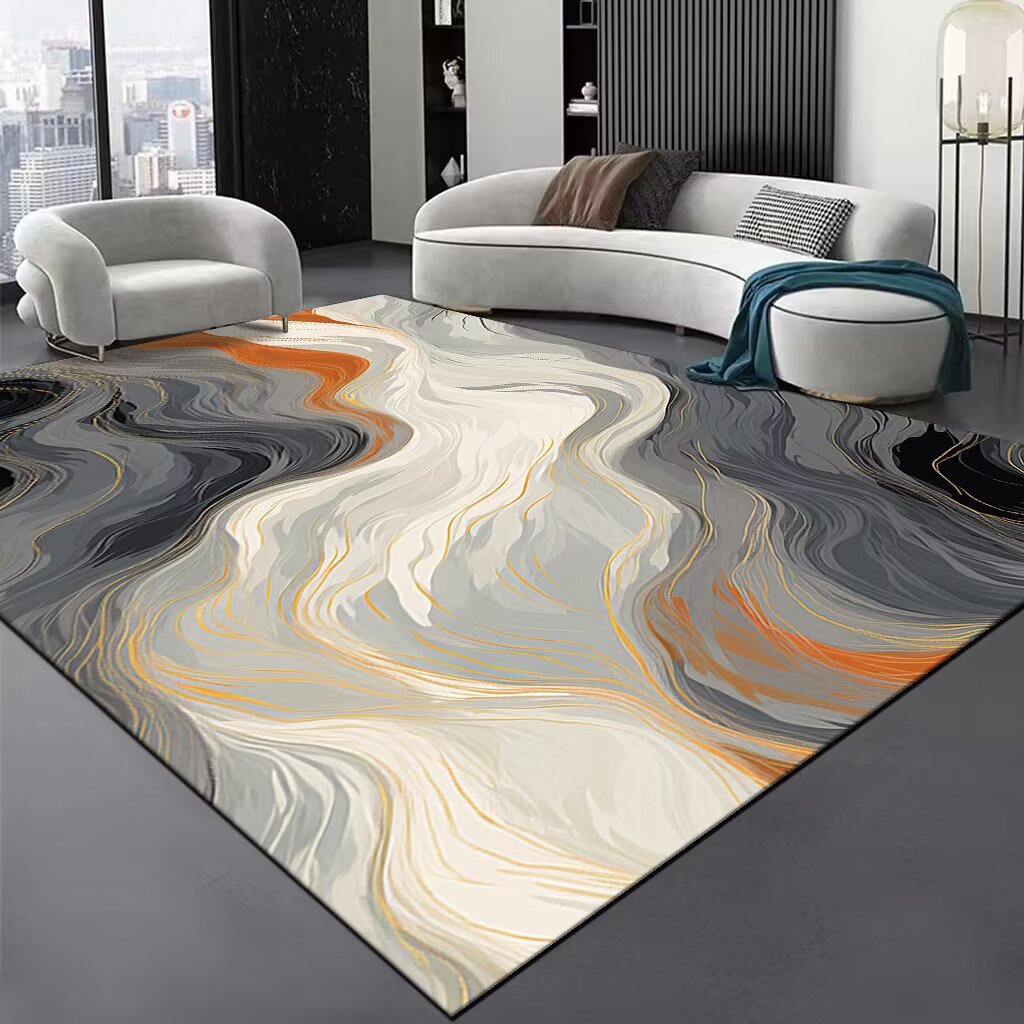 Modern Optical Illusion Area Rug Bowlift