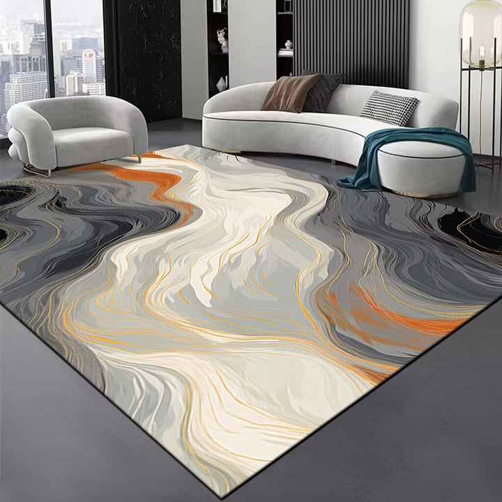 Modern Optical Illusion Area Rug Bowlift