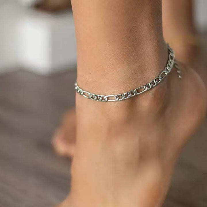 Elegant Link Chain Anklet Bowlift