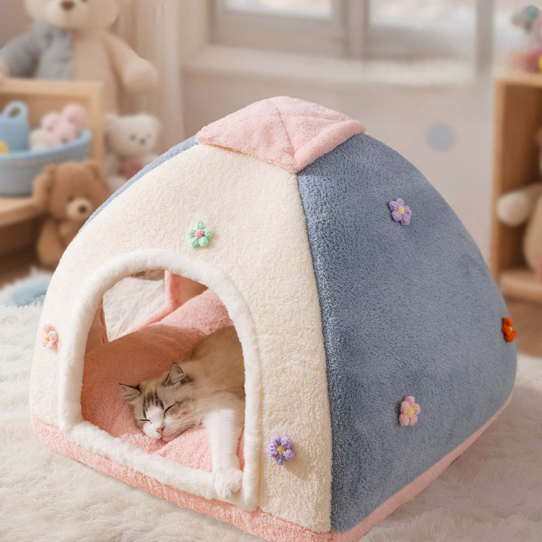 Cozy Enclosed Dog Bed