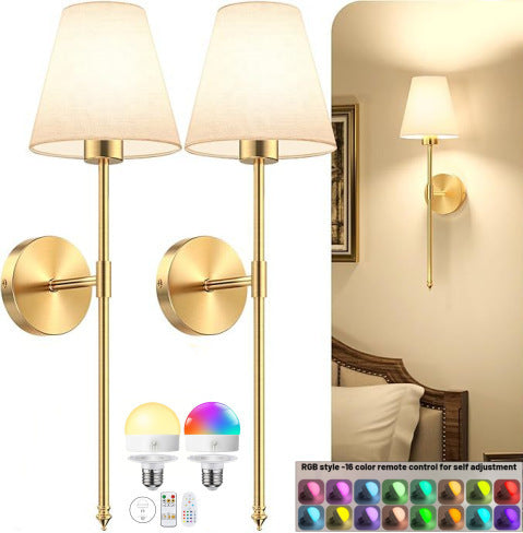 Modern Remote Control Wall Sconce