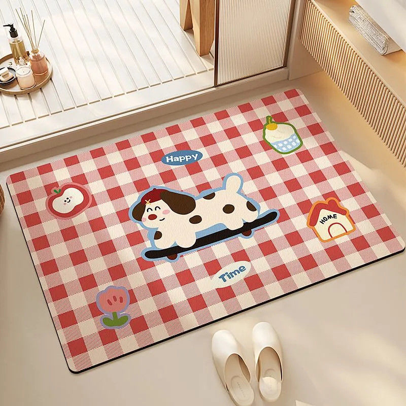 Welcome Home Cartoon Area Rug Bowlift