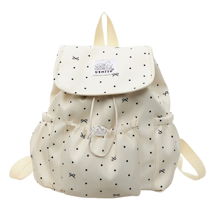 Playful Polka Dot Backpack Bowlift