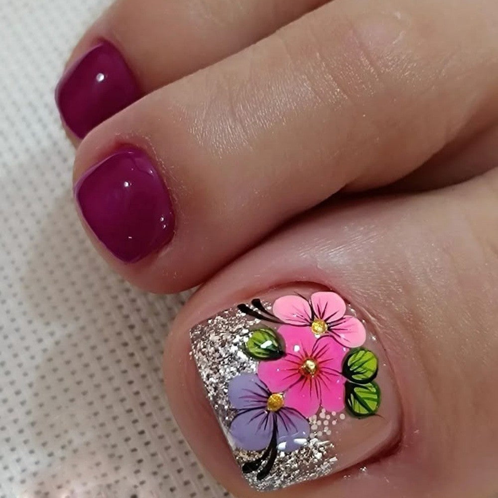 Artificial nails for elegant foot care Bowlift