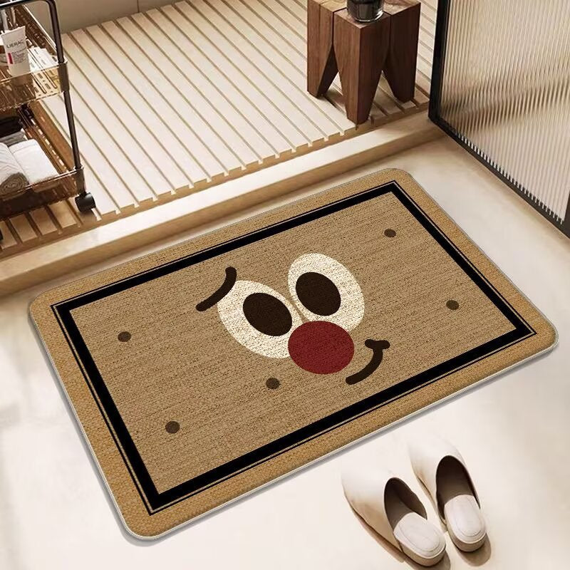Butterfly-Inspired Decorative Bath Mat Bowlift